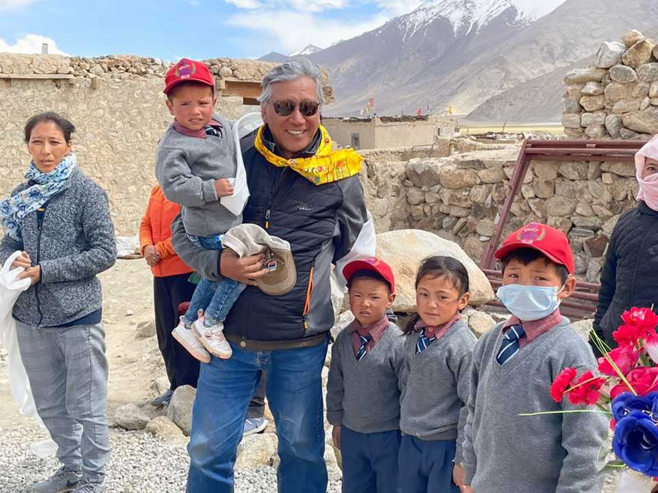May 2022 - Achi and children in Ladakh, India