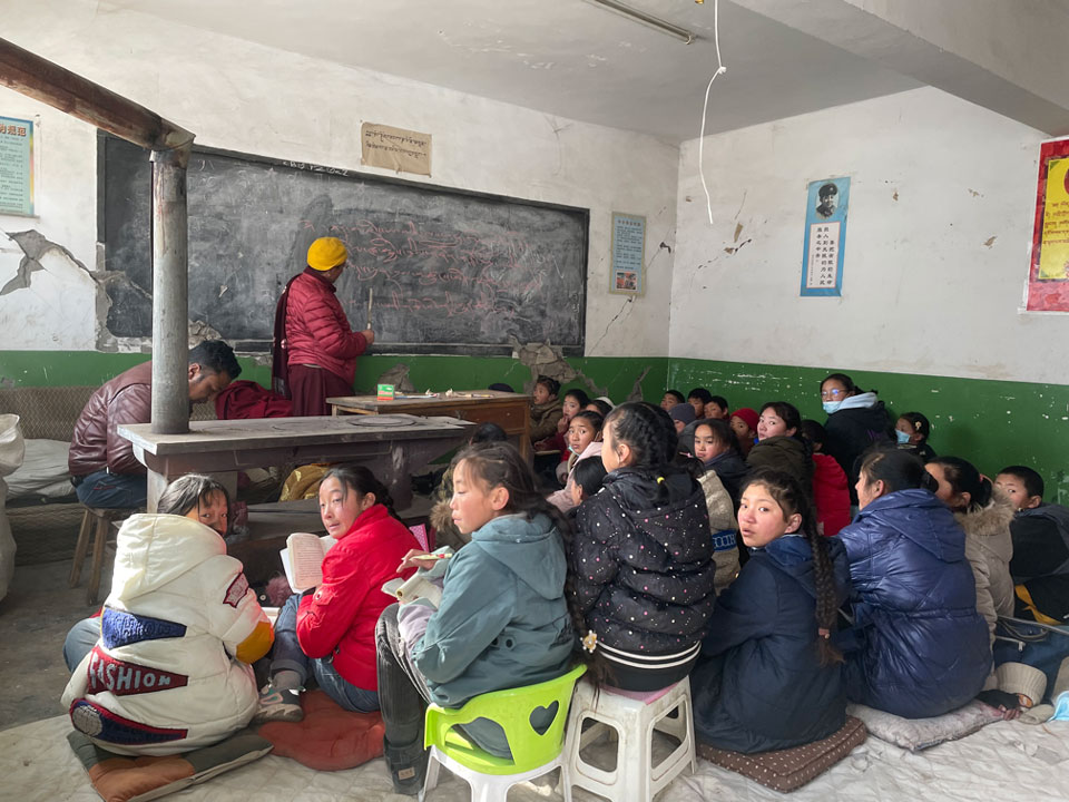 Winter Tibetan Language Training in Zurmang, Nangchen, Tibet (January 2022)